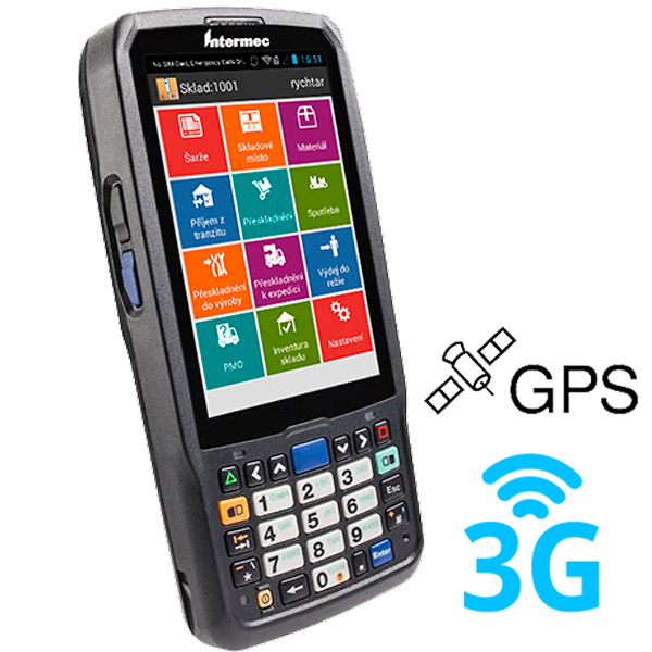 CN51, 2D, EA30, WLAN, BT, 3G, GPS, USB, NUM, ANDROID 