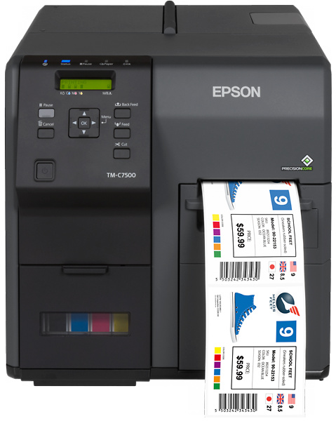 IMP. EPSON ColorWorks C7500G USB + ETHERNET NEGRO 
