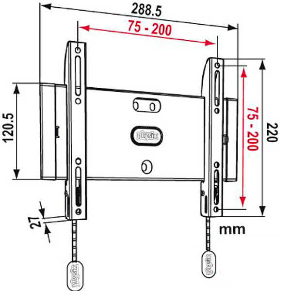 SOPORTE VOGELS FIJO PHW 100S 200X200 