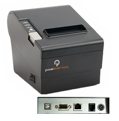 IMP. TERMICA P80 PLUS-USL USB/RS232/LAN NEGRA